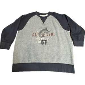 Vintage Men's Authentic 67 Worldwide Sportsmans Marlin 2XL Sweatshirt